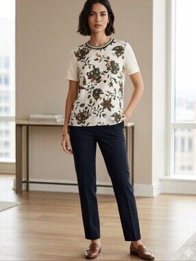 Tory Burch Silk Front Top